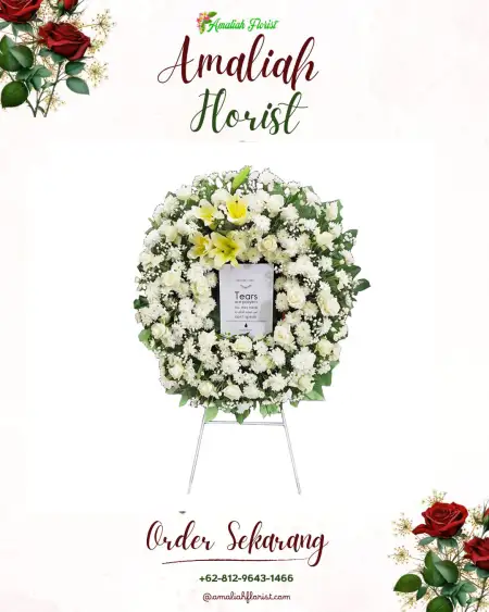 Krans Bunga Duka Salam