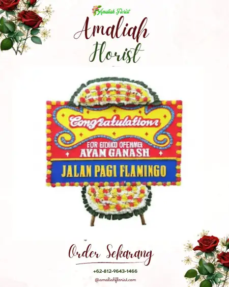 Sewa Papan Bunga Salam